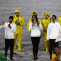  cérémonie d'ouverture de 11 Jeux Olympiques de Rio 0805