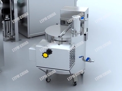 Integrated Ss304 Sugar Coating Equipment Programmable PLC Control