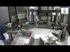 Intégré nettoyez à l'aspirateur la machine de remplissage placée de capsule
