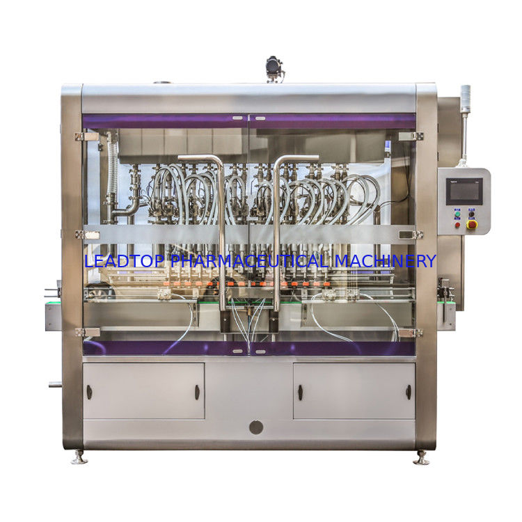 8 kW machine de remplissage de bouteilles liquides rotatives 220/380V alimentation CE/GMP/SGS/BV certifié