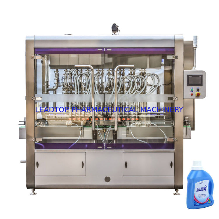 Machine de remplissage de liquide rotatif avec une capacité de précision < 1% 50-5000 ml certifiée CE/GMP/SGS