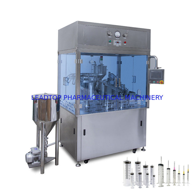 0Machine de remplissage de seringue de 5 à 80 ml Consommation électrique de 6 kW Avec alimentation 220 V / 50 Hz