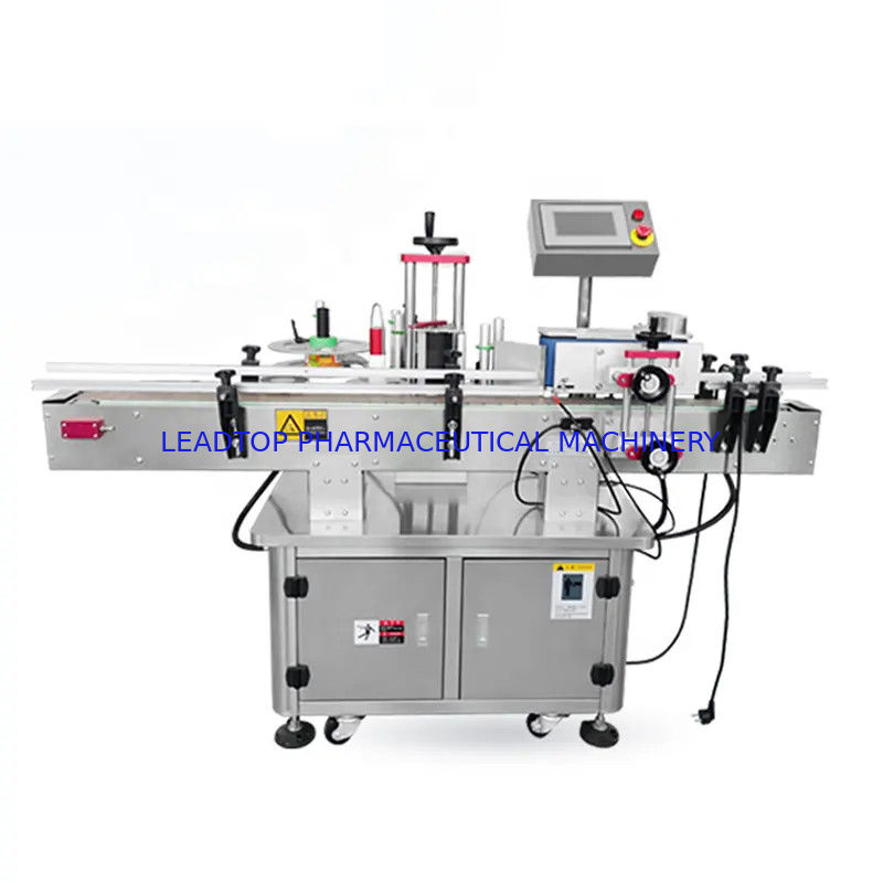 Machine d'étiquetage automatique à bouteille ronde à grande vitesse Moteur pas à pas Vitesse de fonctionnement 10-250 PCS/min