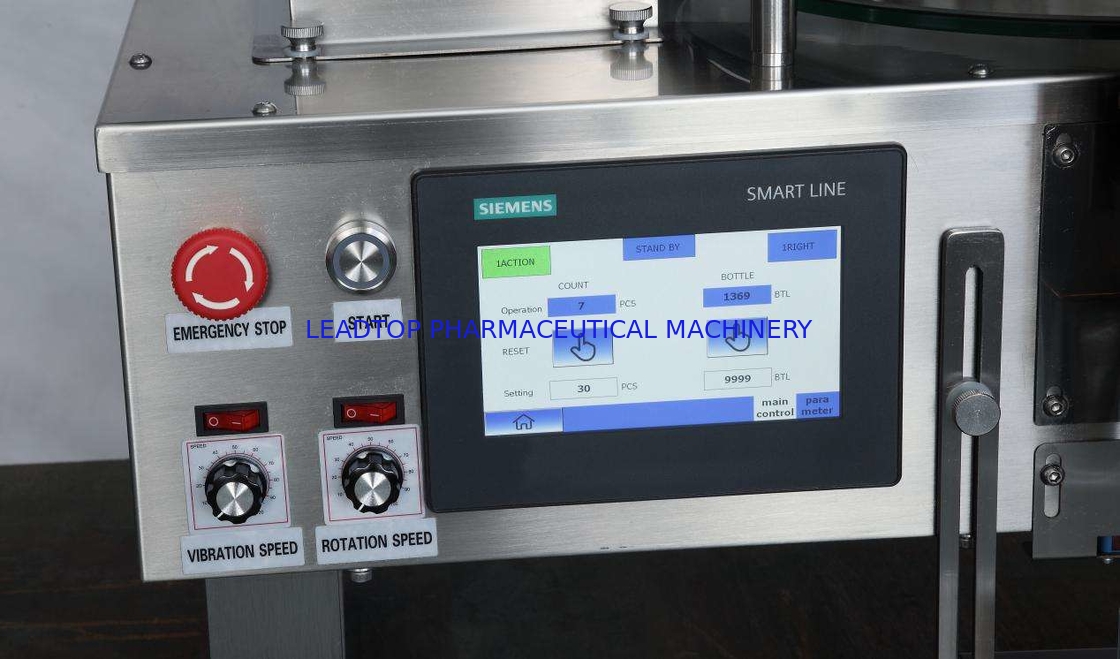 2-9999 Pcs/bouteille Range de remplissage Machine automatique de comptage des comprimés capsules jusqu'à 15 capacités pour l'industrie pharmaceutique