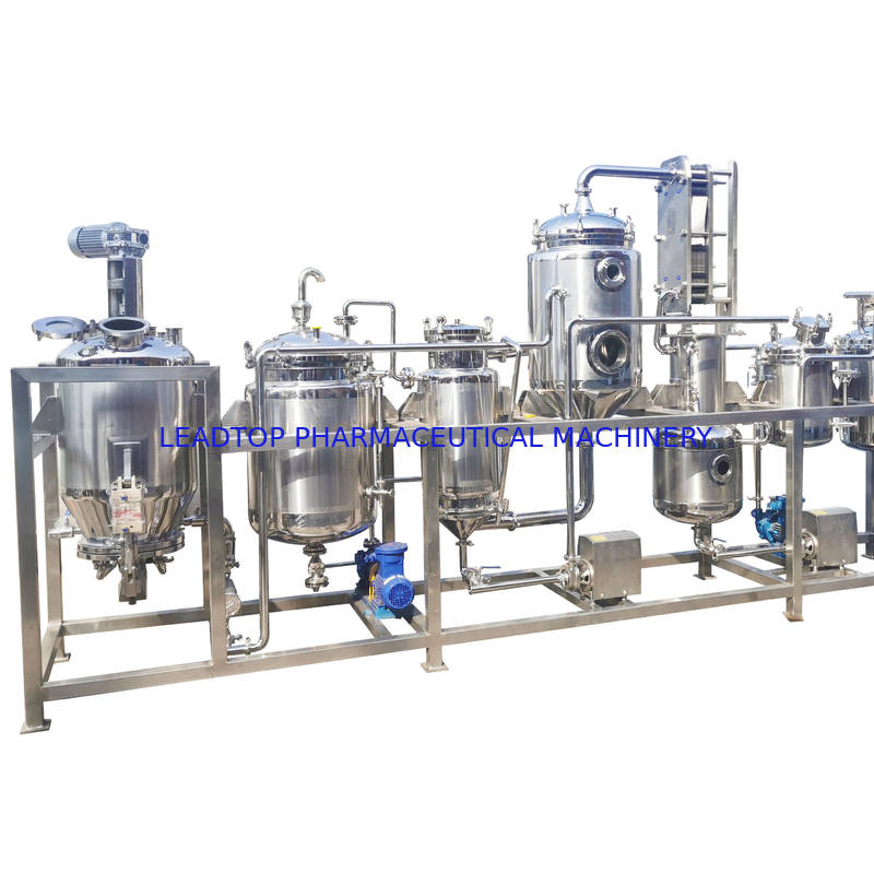 Professional Herb Extraction Equipment with Frequency 50Hz/60Hz and Temperature Range Room Temperature-200C