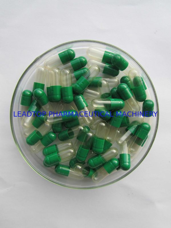 Capsules vides de gel de gélatine dure, capsule transparente de la taille 0 avec la couleur naturelle