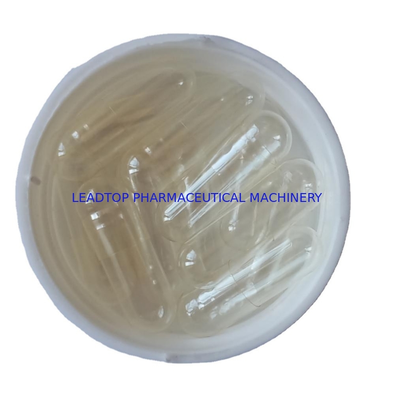 Capsule végétale inodore Shell de la taille 0 vide transparent de capsules de gel
