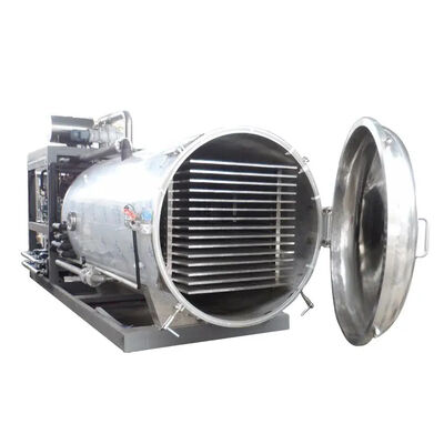 Bon prix L'aliment pour animaux familiers de dessiccateur de gel de nourriture de machine de séchage/porte des fruits équipement de lyophilisation de lait en poudre de capacité du dessiccateur de gel 200kgs en ligne