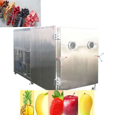 Bon prix Industry Vacuum Freeze Dryer Machine Strawberry Fruit And Vegetable 120Kw 25kg / Batch en ligne