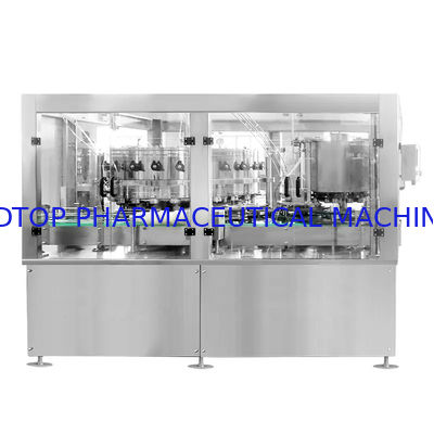 Bon prix Spécification BV Machine rotative de remplissage et de fermeture de bouteilles liquides avec 16 buses de remplissage en ligne