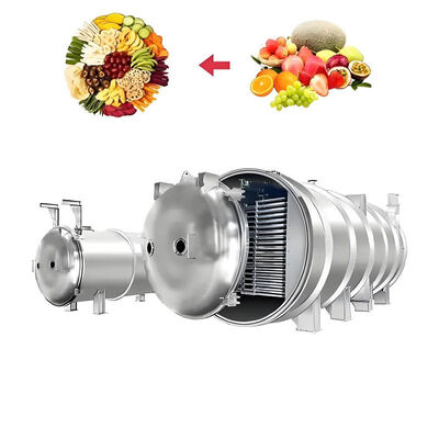 Bon prix Prix direct d'usine Équipement de séchage par congélation sous vide commercial pour divers matériaux alimentaires en ligne